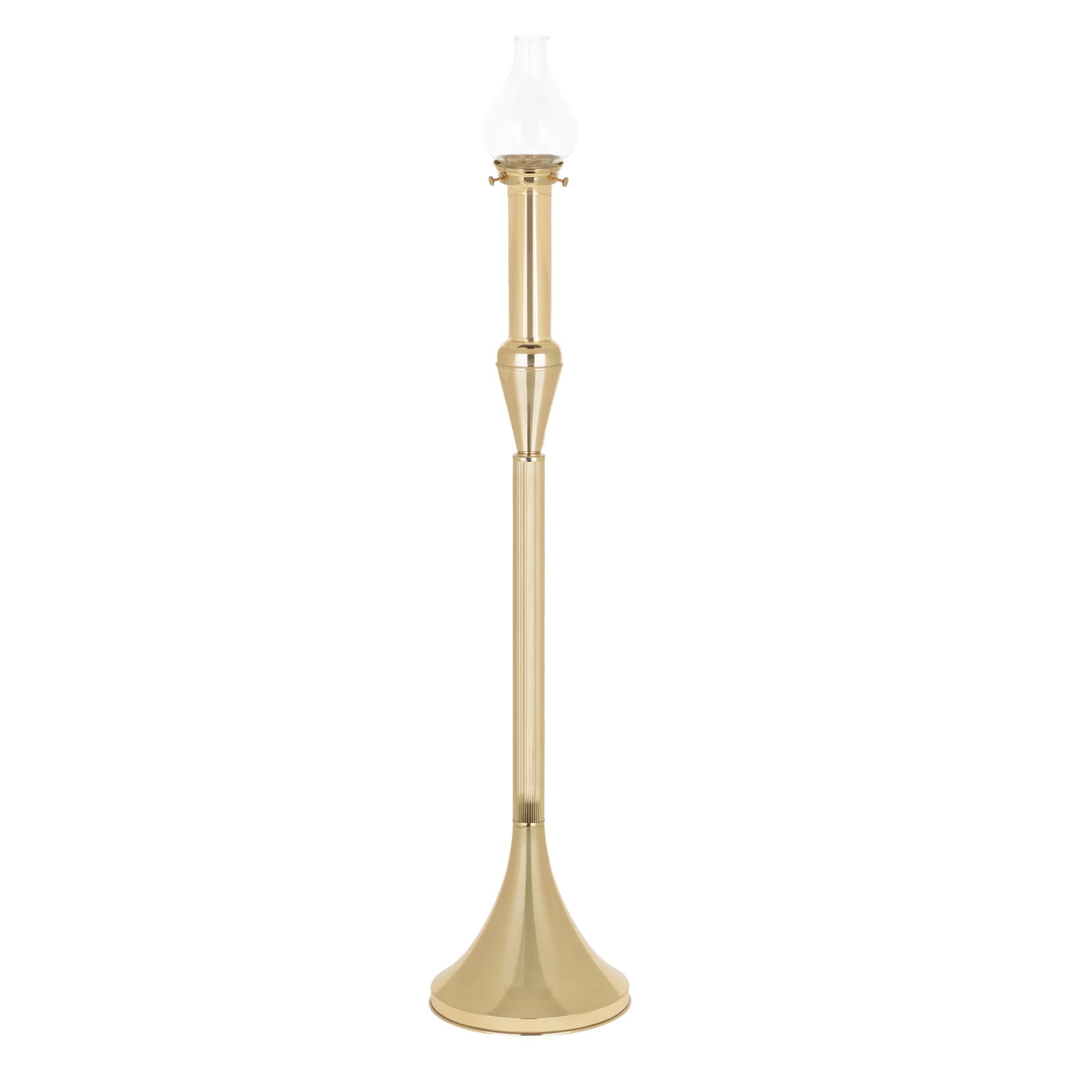 Lichtarz mosiężny (124 cm) - akolitka – widok główny