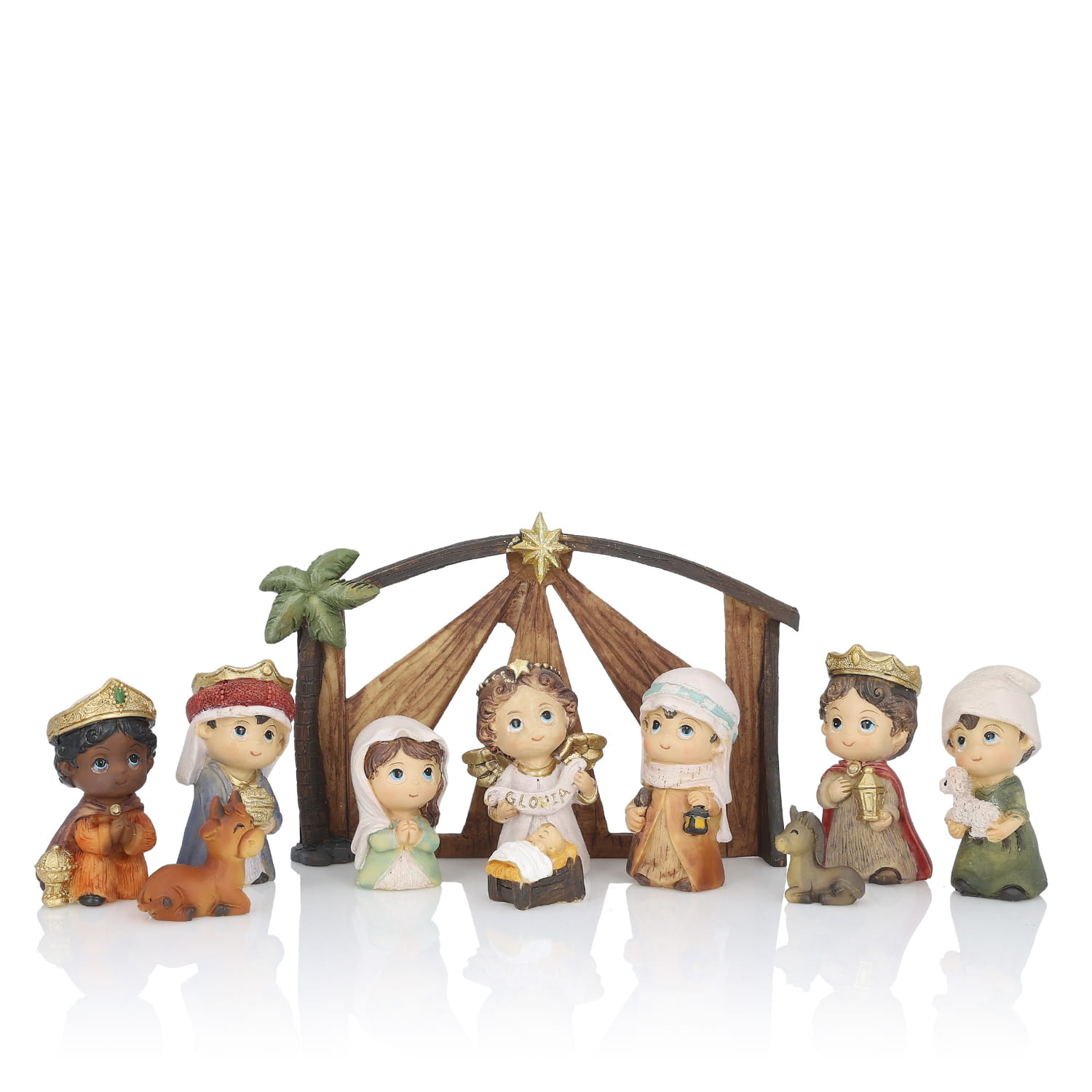 Szopka Classic Kids ze stajenką 12 cm - widok główny