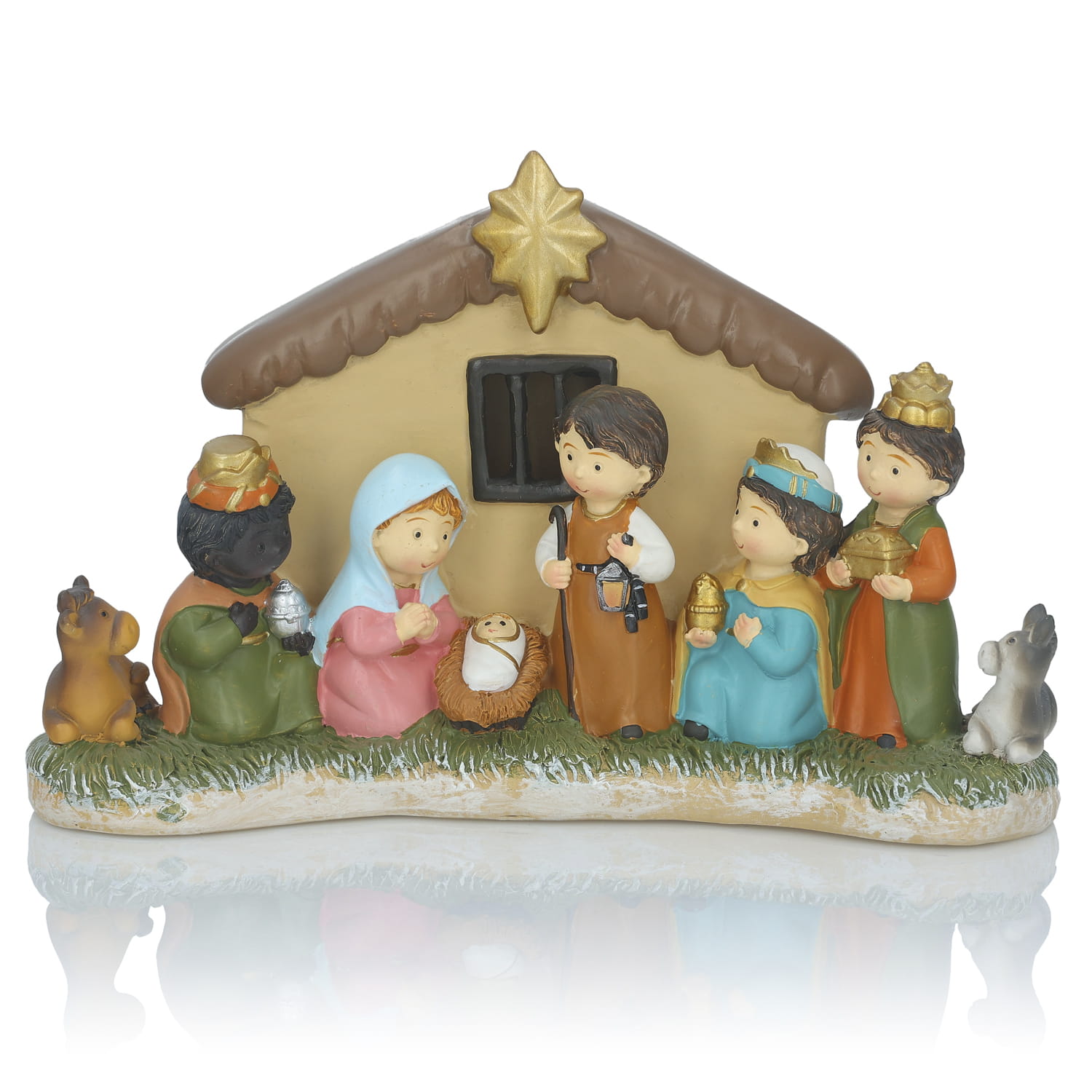 Szopka Classic Kids 14 cm z podświetleniem LED - widok główny