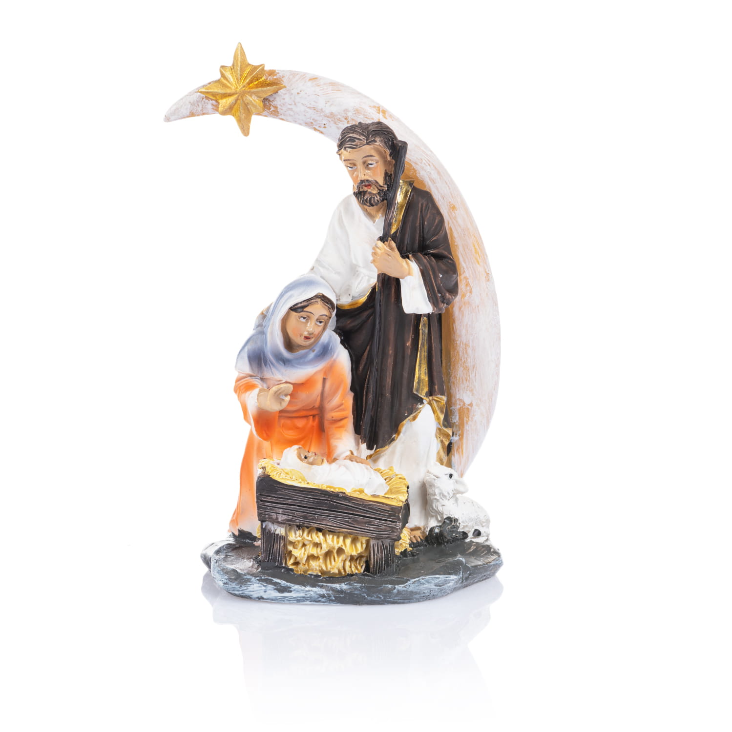 Święta Rodzina pod gwiazdą w łuku Classic 11 cm - widok główny