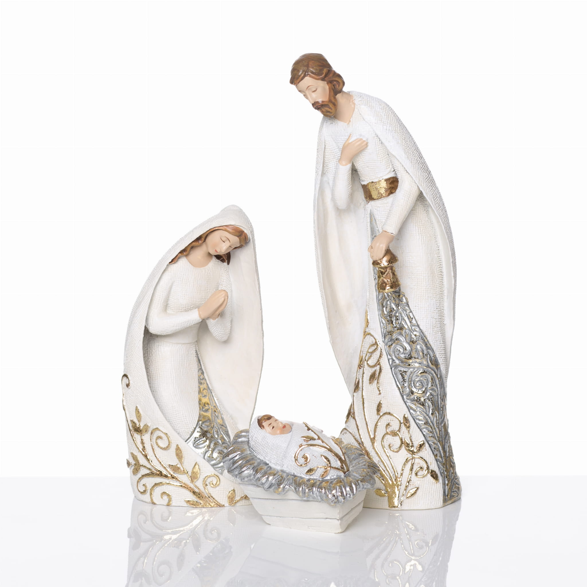 Święta Rodzina Decorato 19 cm - komplet 3 figurek - widok główny