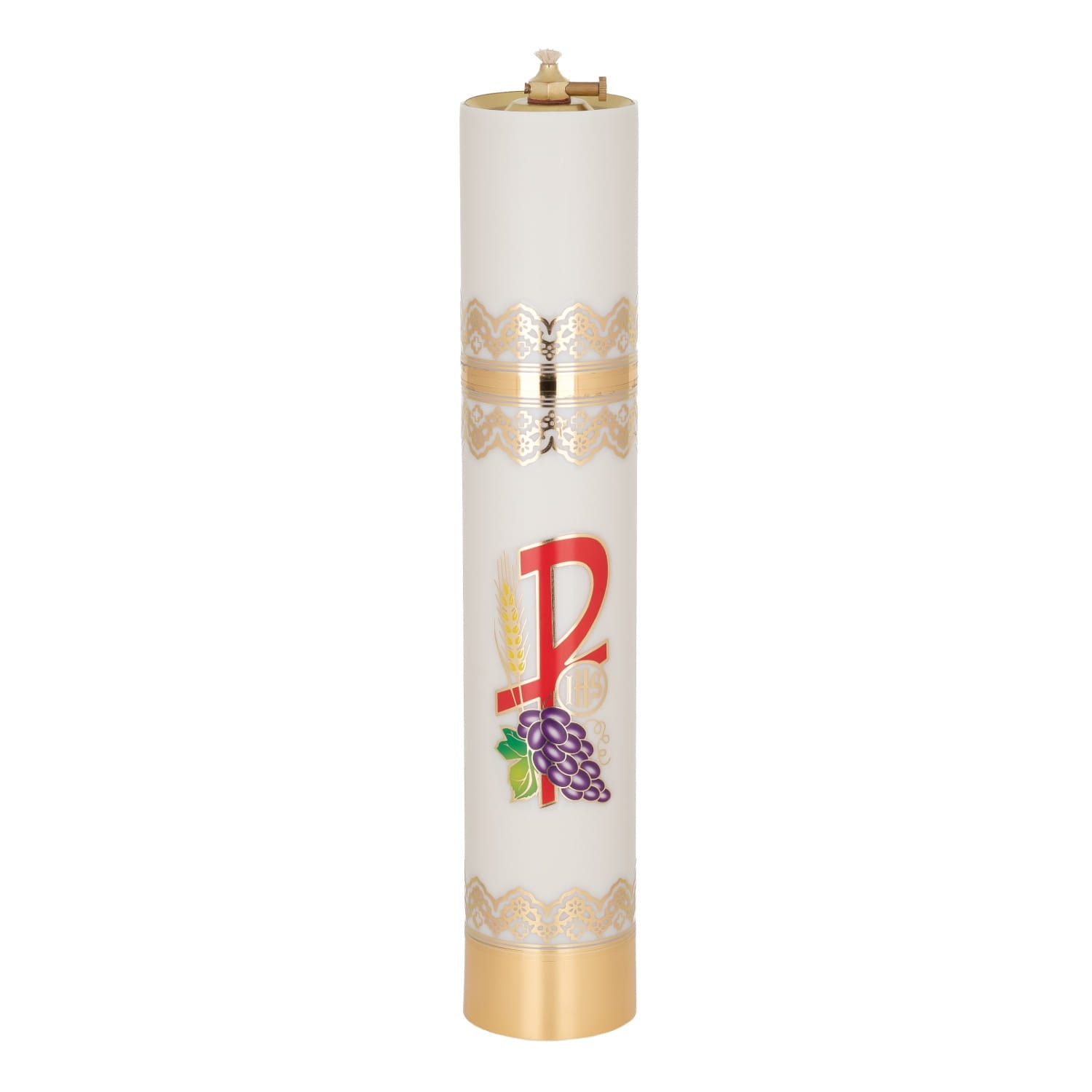 Świeca olejowa ecru z PAX 40 × 7,5 cm - widok produktu