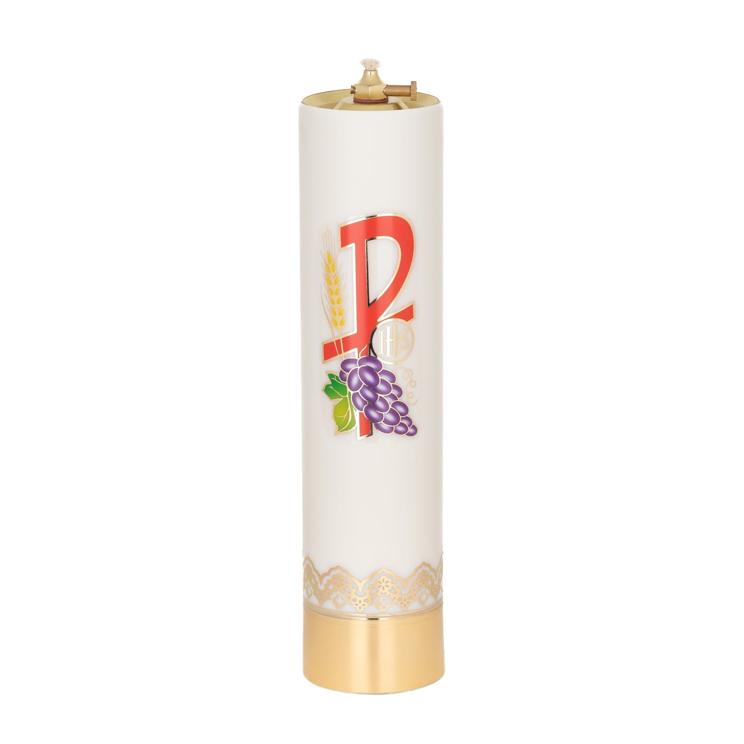 Świeca olejowa ecru z PAX 31 × 7,5 cm - widok produktu