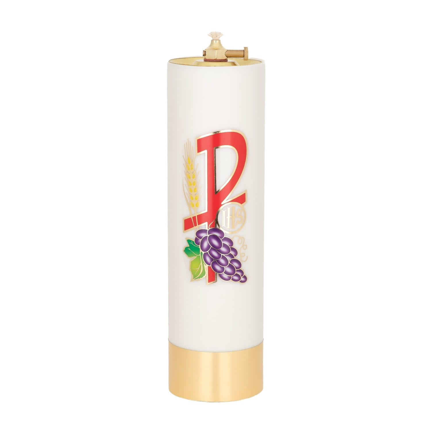 Świeca olejowa ecru z PAX 26 × 7,5 cm - widok produktu