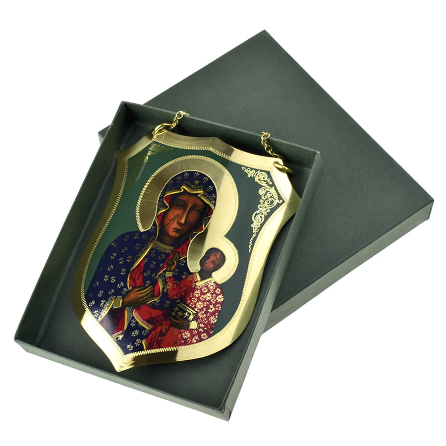 Ryngraf z wizerunkiem Matki Bożej Częstochowskiej