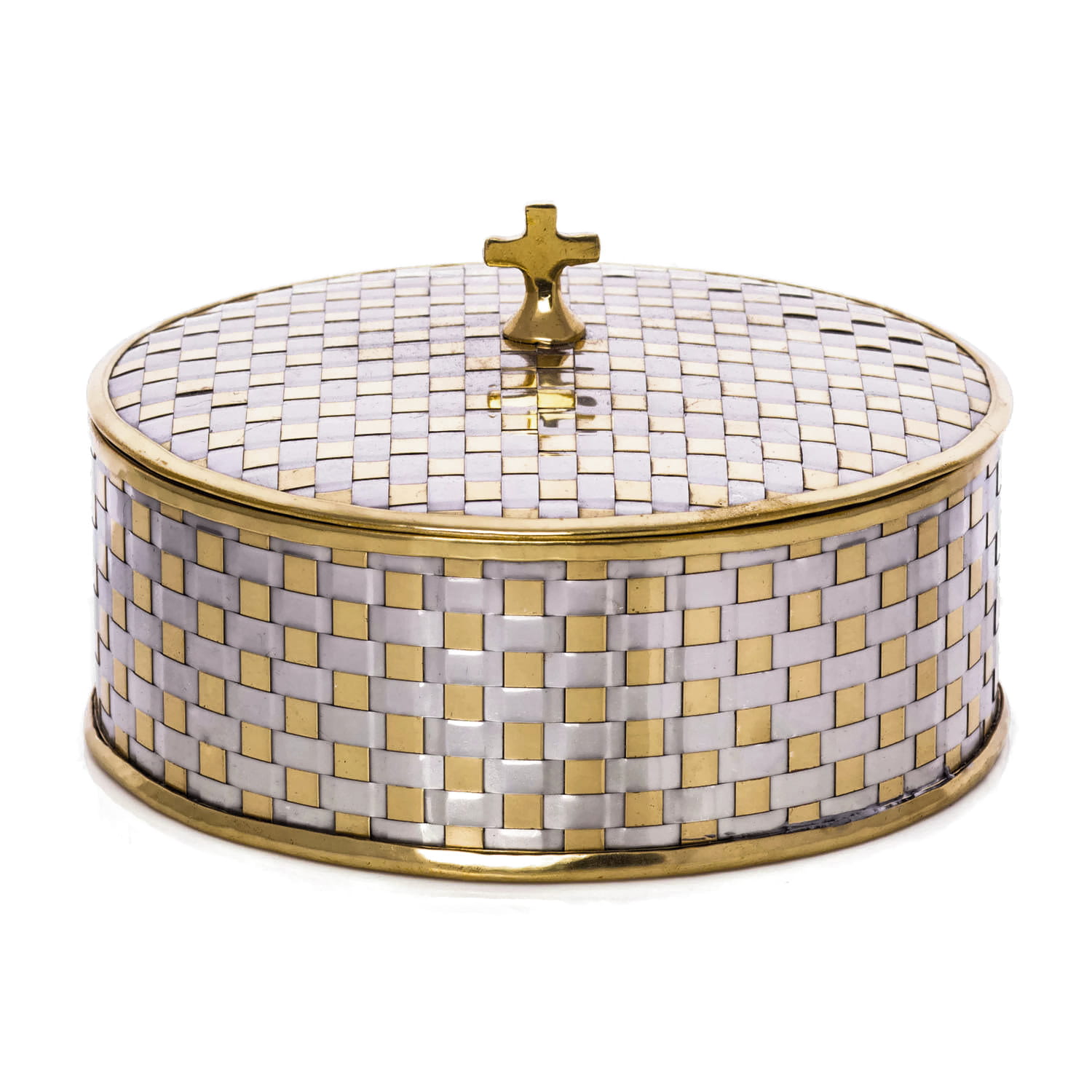 Pojemnik mosiężny na hostie