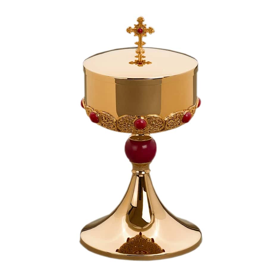 Puszka czerwone kamienie