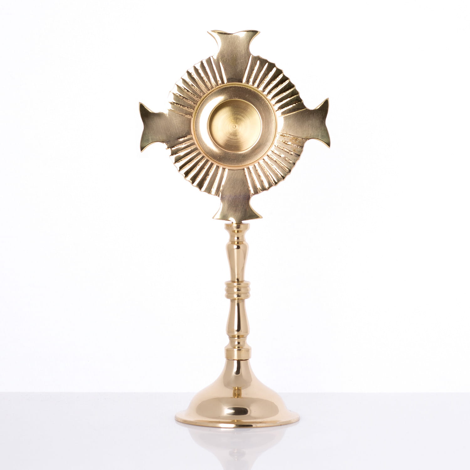 Relikwiarz mosiężny