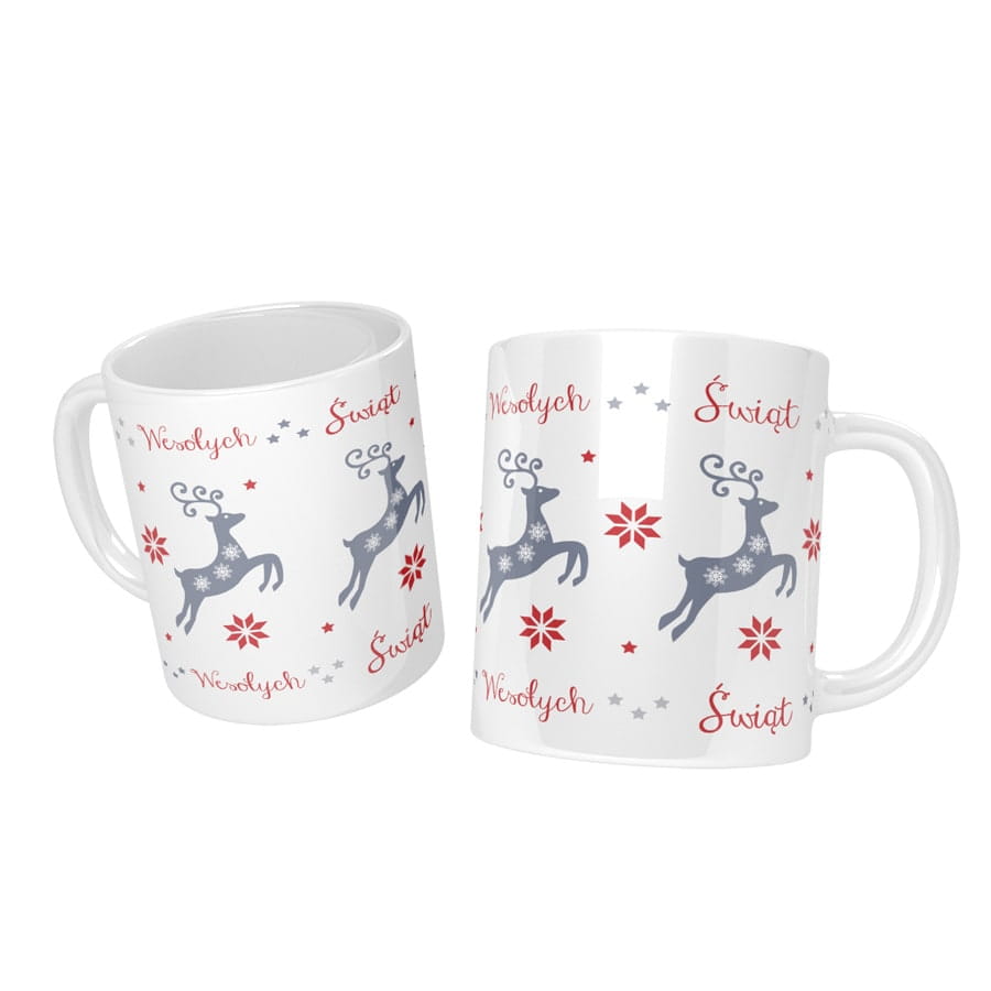 Christmas mug with reindeer