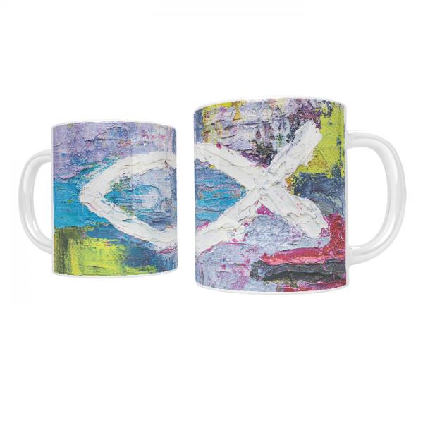 Religious mug with a fish