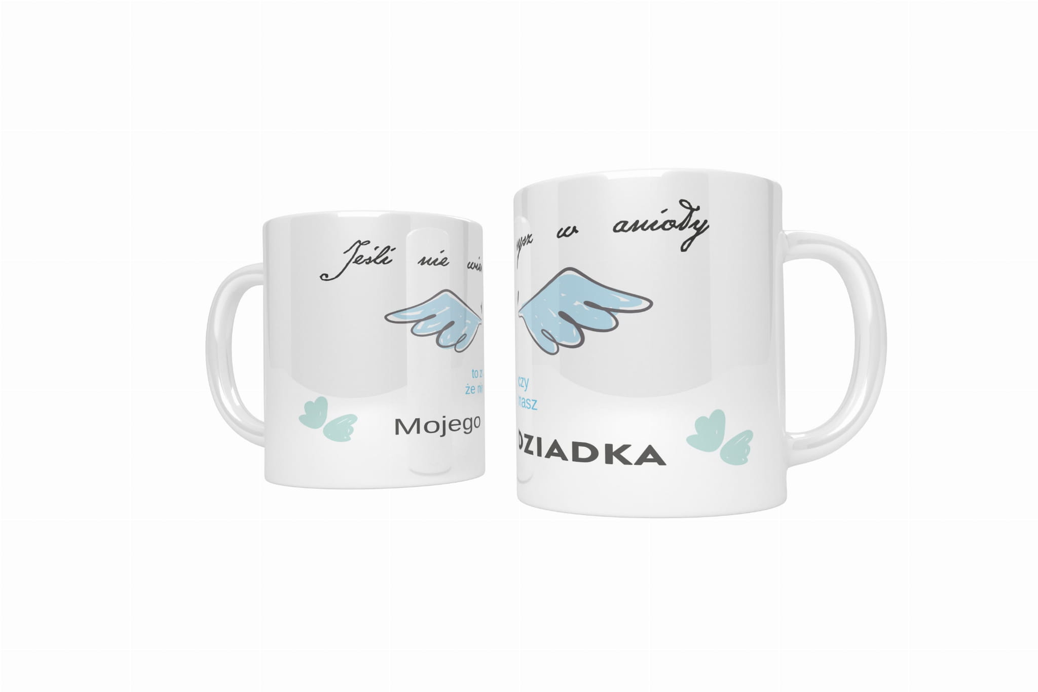 Anielski kubek dla dziadka