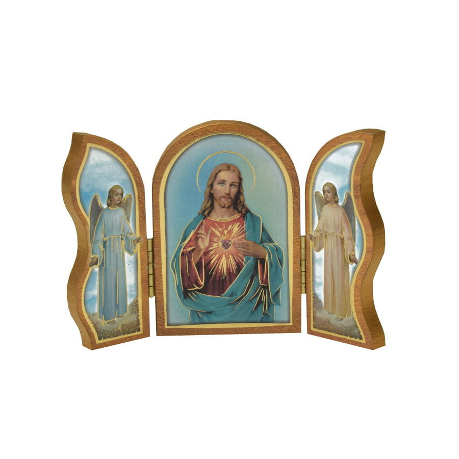 Tryptyk religijny Serce Jezusa