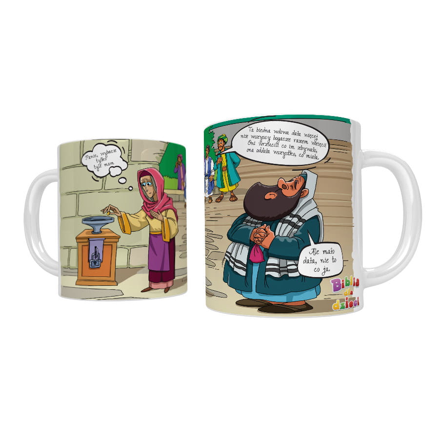 Kubek religijny Wdowi grosz