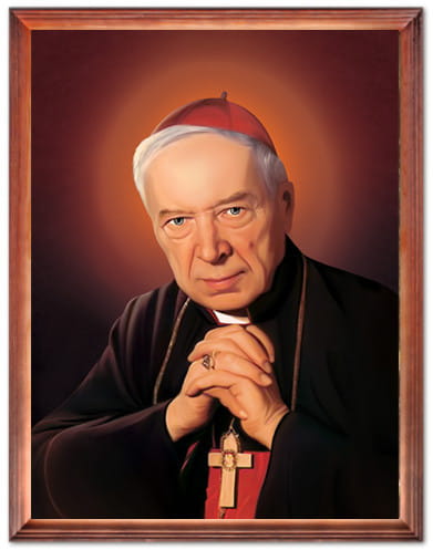 Obraz religijny z Kardynałem Stefanem Wyszyńskim.jpg