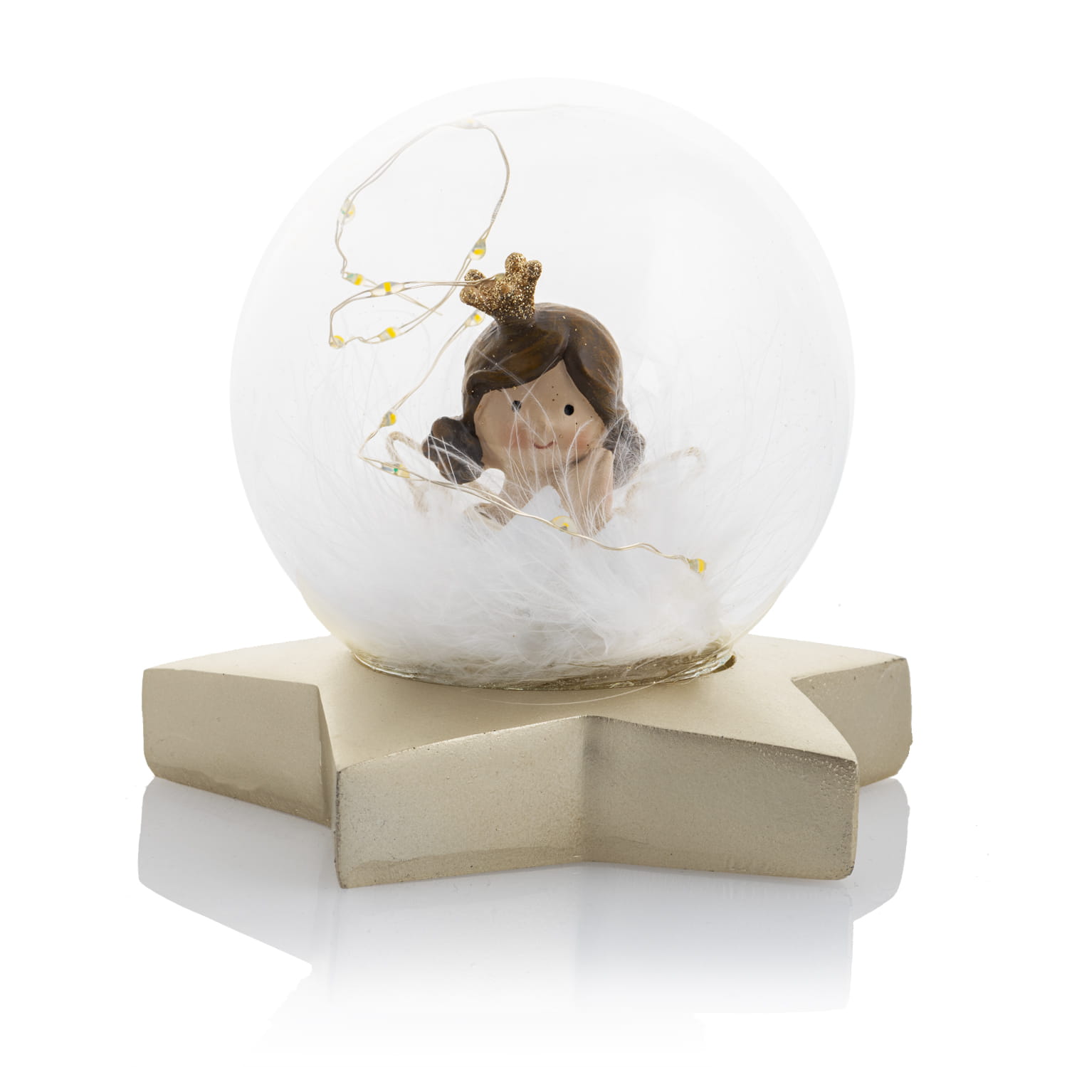 Figurka kula z  aniołkiem, LED.jpg