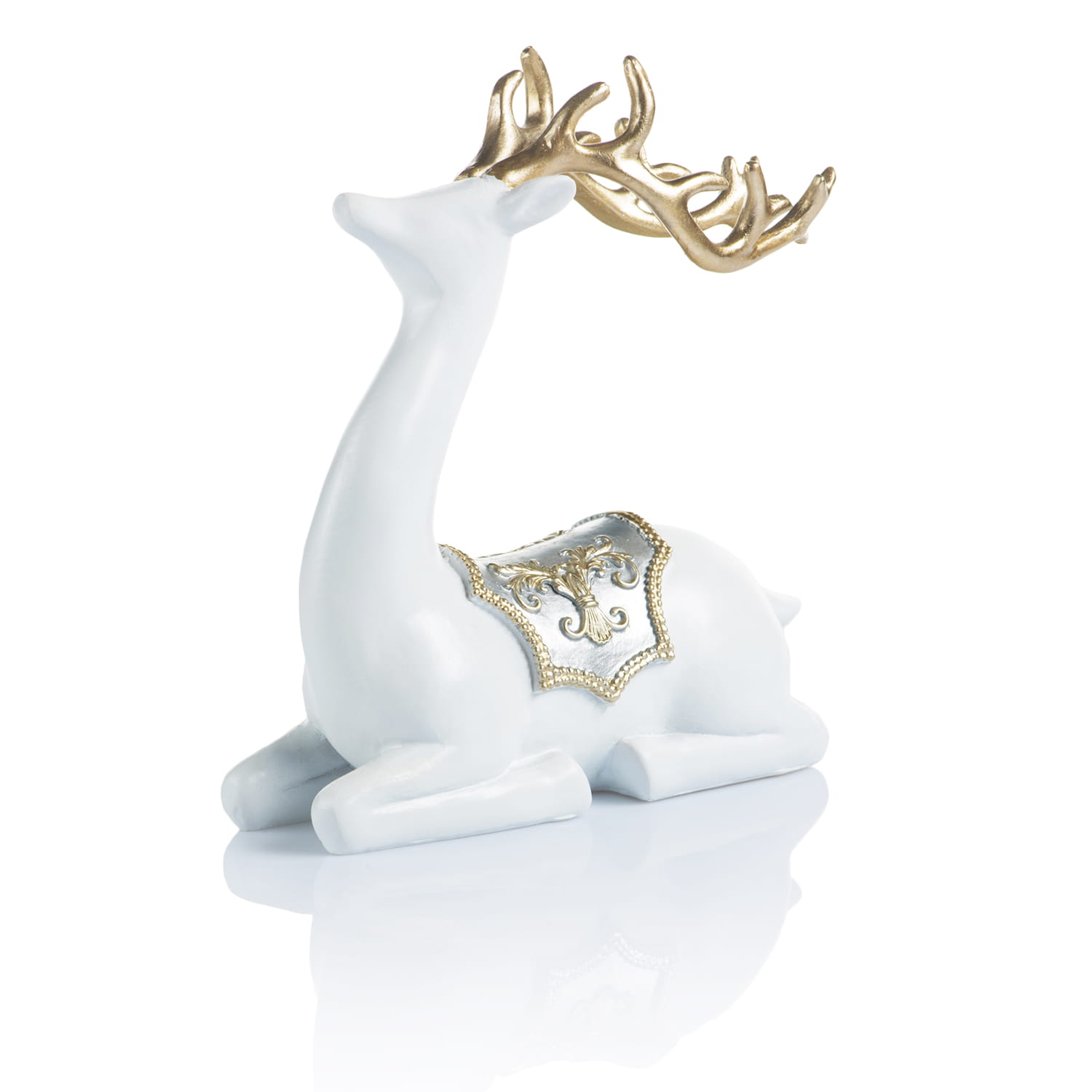 Figurka żywiczna renifer, dekoracja świąteczna