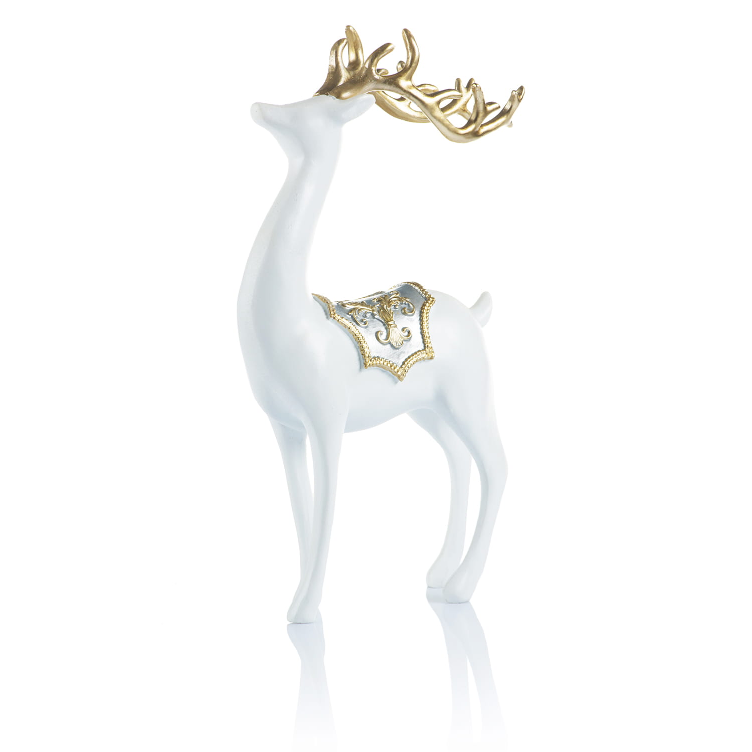 Figurka żywiczna renifer, dekoracja świąteczna