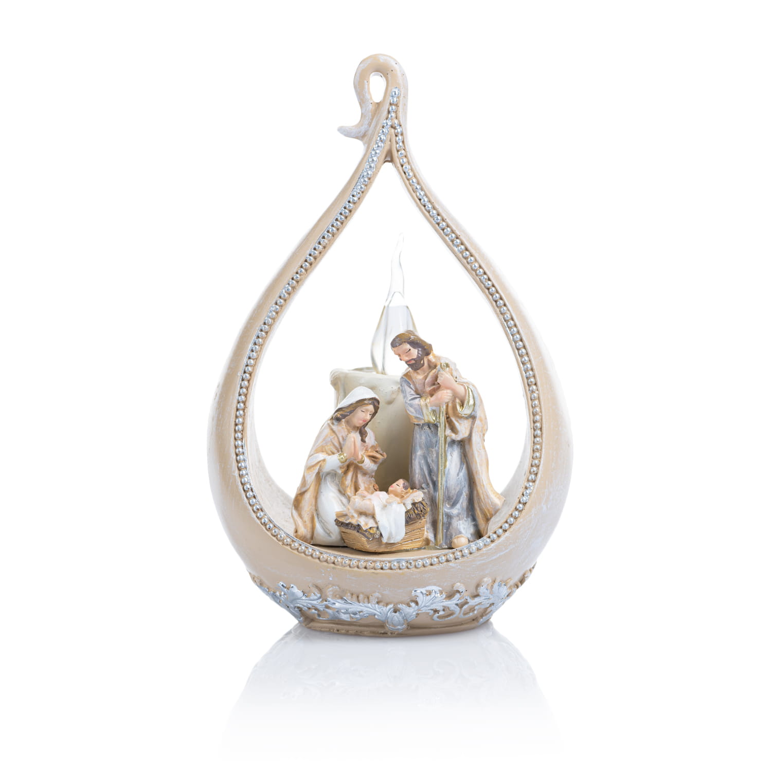 Figurka ze Świętą Rodziną, LED