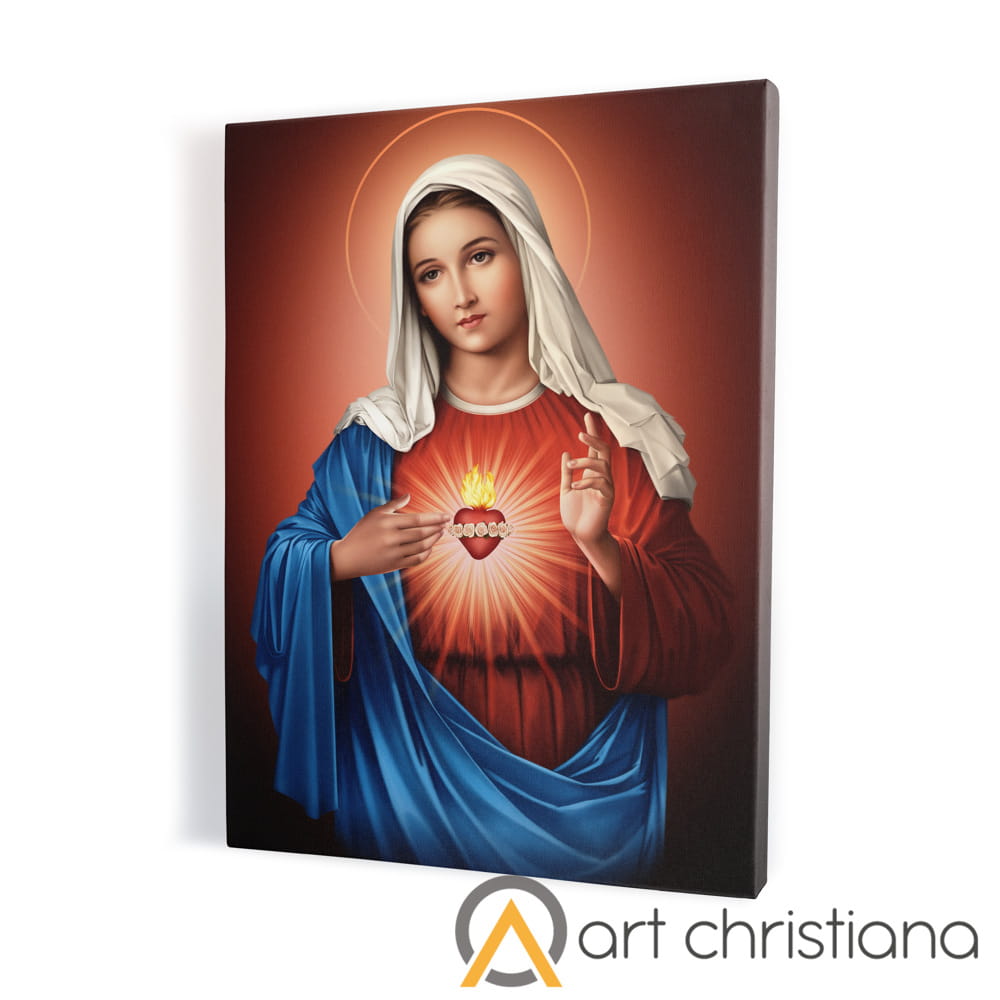 Obraz na płótnie canvas, Serce Maryi-Art Christiana.jpg