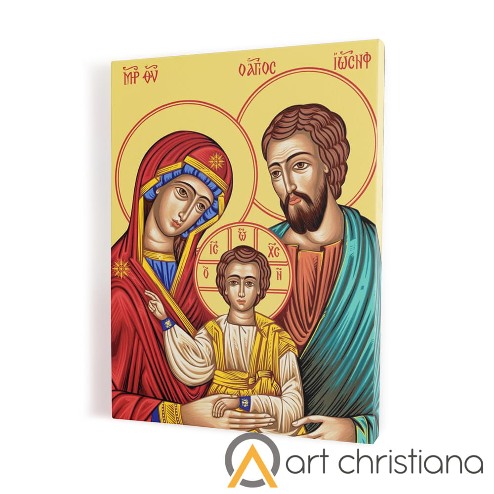 Obraz na płótnie canvas z Świętą Rodziną ikona-Art Christiana.jpg