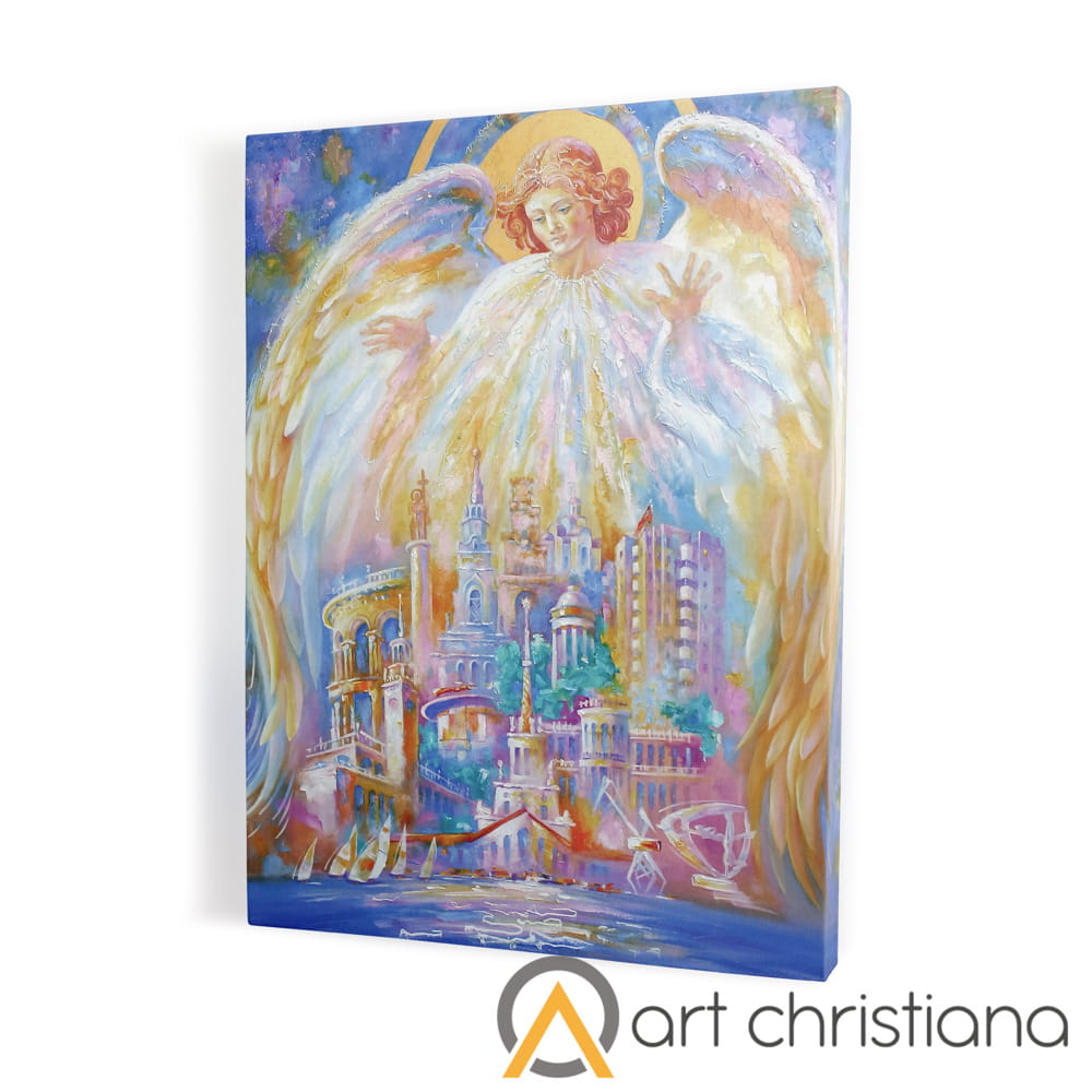 Obraz na płótnie canvas, anioł abstrakt-Art Christiana.jpg